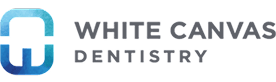 white canvas logo